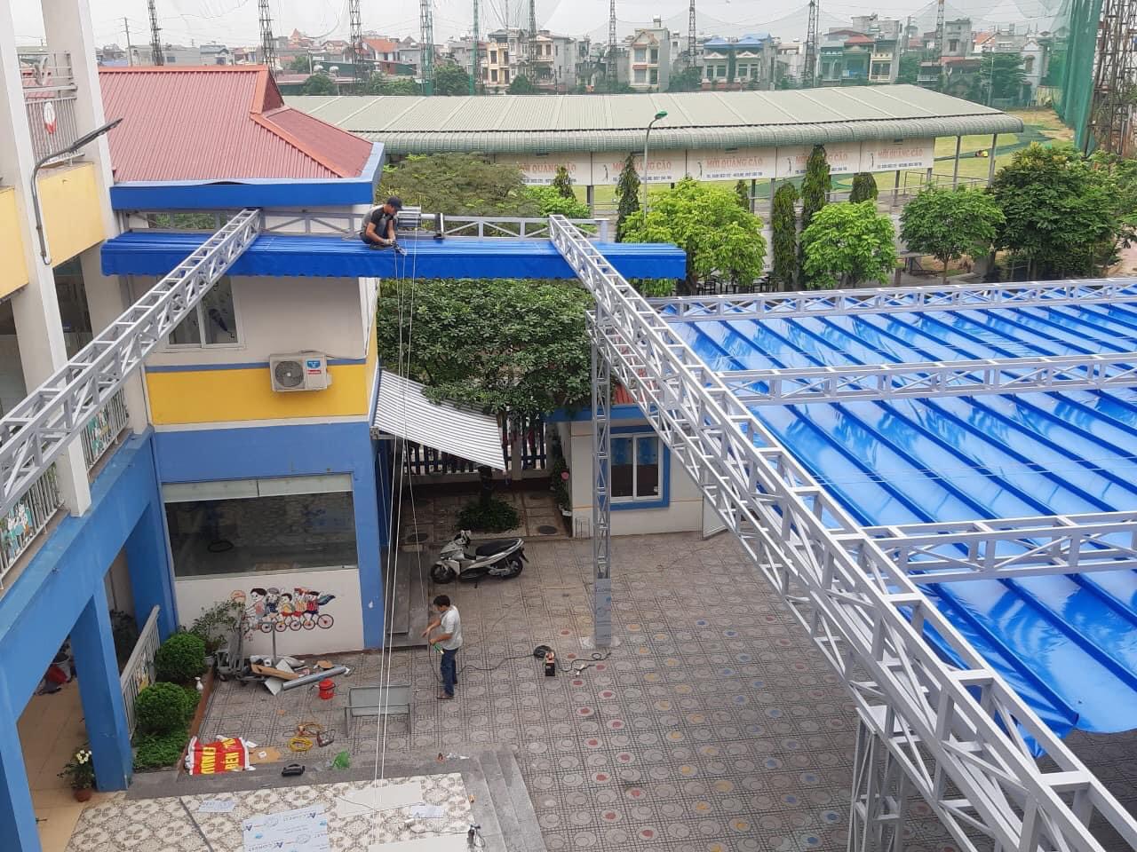 Mái xếp lượn sóng 01