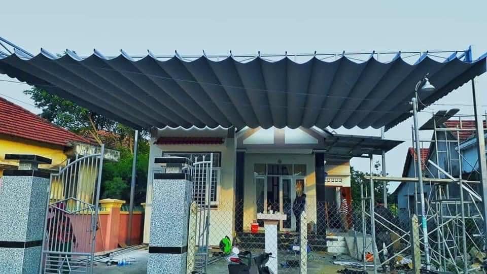 Mái xếp lượn sóng 14